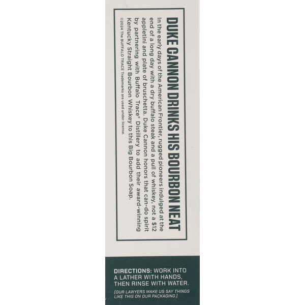 Duke Cannon Supply Co. Soap, Kentucky Straight Bourbon Whiskey
