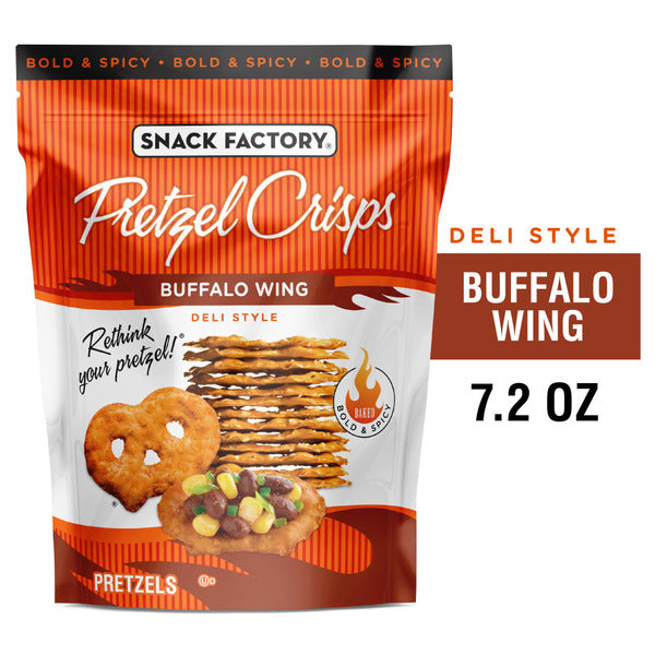 Snack Factory  Buffalo Wing Pretzel Crisps