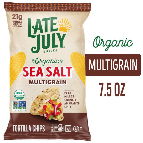 LATE JULY Snacks  Sea Salt Tortilla Chips