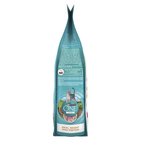 Purina ONE High Protein, Healthy Weight Dry Cat Food, +Plus Ideal Weight With Turkey