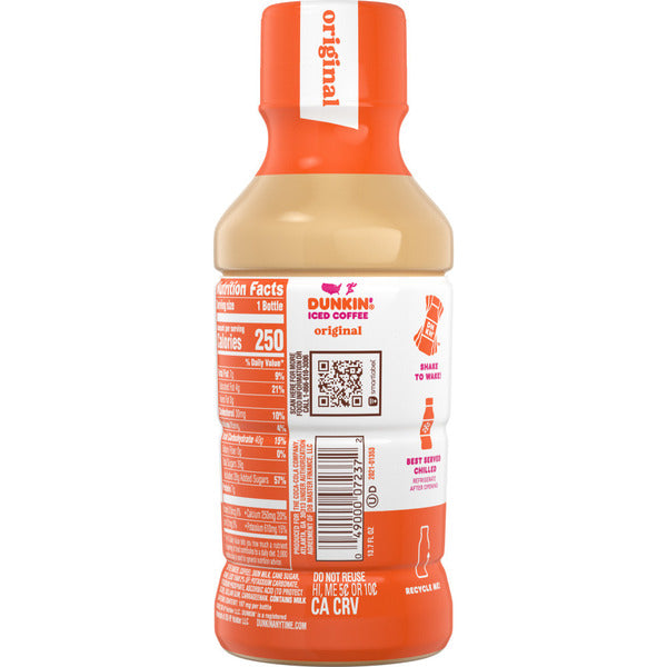 Dunkin' Original Iced Coffee Bottle