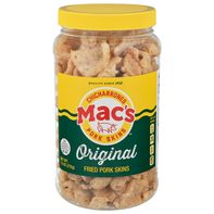 Mac's Pork Skins, Original, Fried️