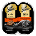 SHEBA PERFECT PORTIONS Cuts in Gravy Roasted Chicken Entrée Cat Food Twin Pack