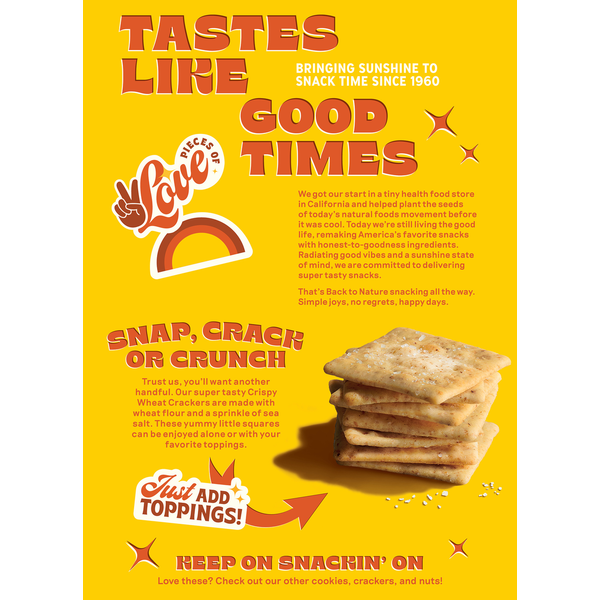 Back to Nature Crispy Wheat Crackers