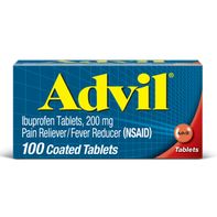 Advil Coated Tablets Pain Ibuprofen 200mg Reliever...
️