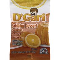 D'Gari Gelatin Dessert, Orange️