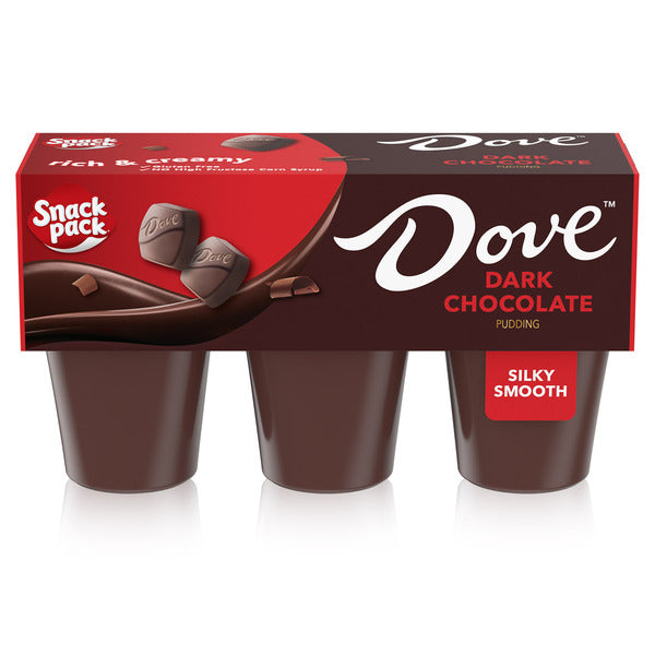 Snack Pack DOVE Dark Chocolate Pudding Cups