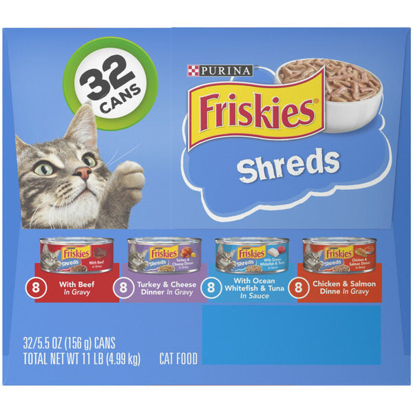 Purina Friskies Gravy Wet Cat Food , Savory Shreds
