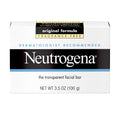 Neutrogena Original Gentle Facial Cleansing Bar, Fragrance-Free Daily Face Soap, 3.5 Oz