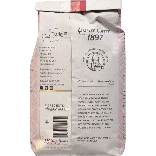 PapaNicholas Coffee Coffee, Whole Bean, Medium Roast, Breakfast Blend
