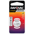 RAYOVAC Lithium Coin Cell Batteries Size 2025 3V