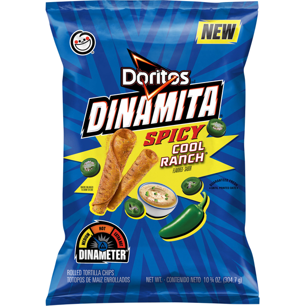 Doritos Dinamita Tortilla Chips Spicy Cool Ranch Flavor