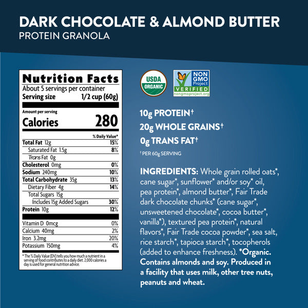 Love Crunch Chocolate & Almond Butter Protein Granola