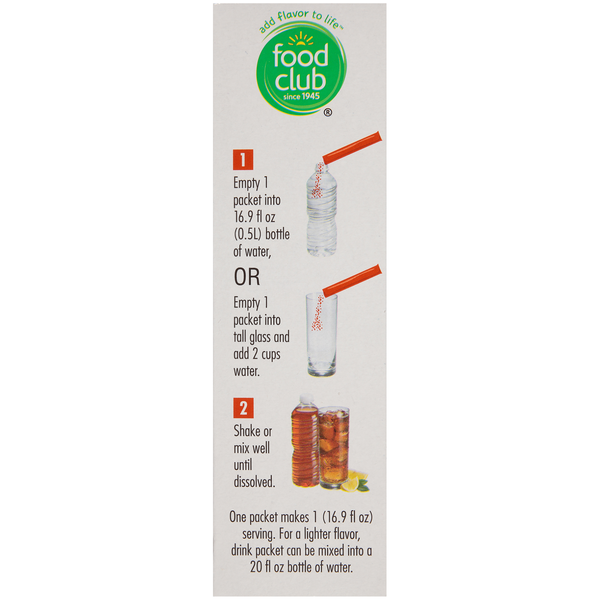 Food Club Lemon Flavored Iced Tea