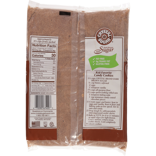 CRYSTAL SUGAR Sugar, Dark Brown