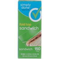 Simply Done Fold Top Sandwich Bags️