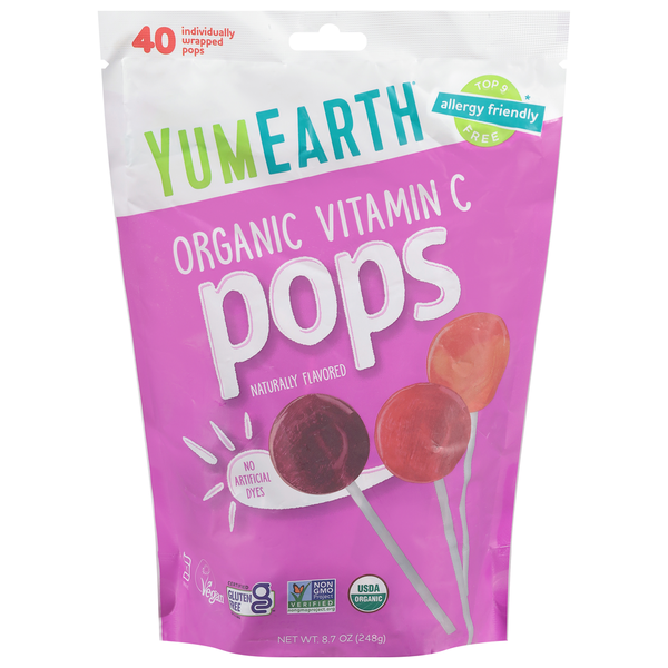 YumEarth Organic Vitamin C Pops