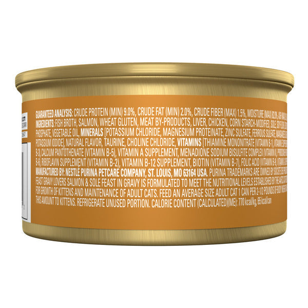 Purina Fancy Feast Gravy Lovers Salmon & Sole Feast in Seared Salmon Flavor Gravy Cat Food