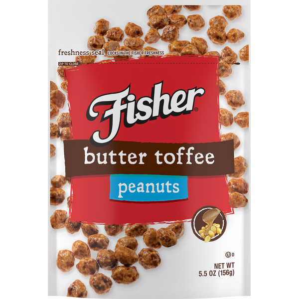 Fisher Peanuts, Butter Toffee
