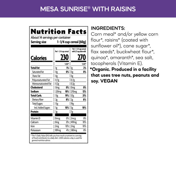 Nature's Path Mesa Sunrise with Raisins Cereal