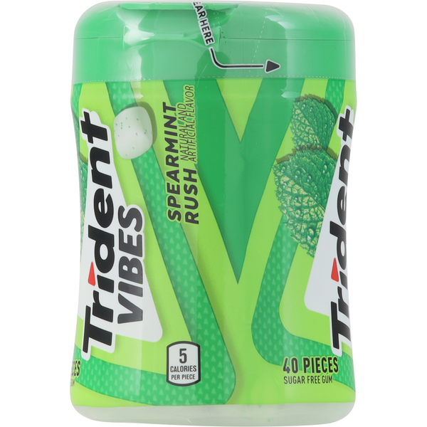 Trident Vibes Sugar Free Spearmint Rush Gum