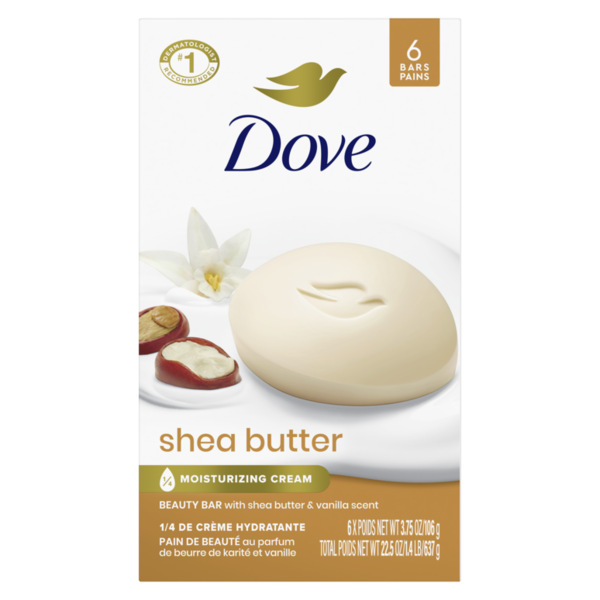 Dove Beauty Bar Soap Shea Butter