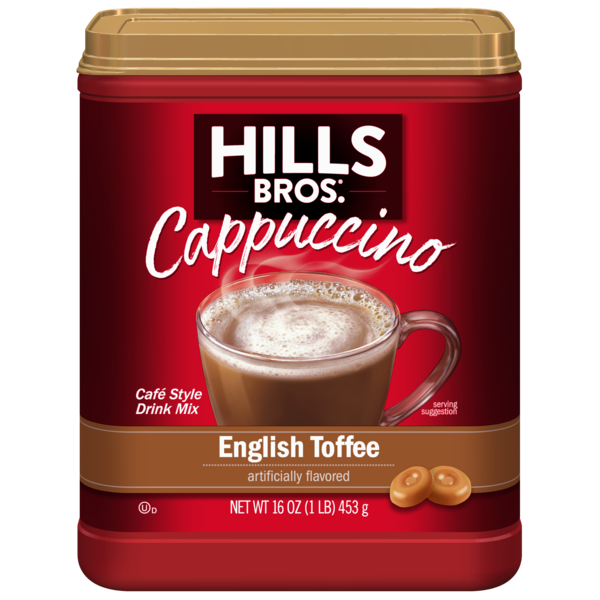 Hills Bros. Drink Mix, English Toffee, Cafe Style