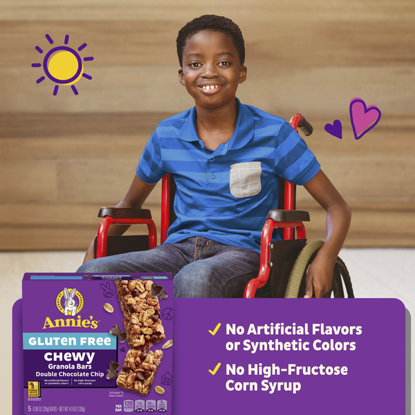 Annie's Gluten Free Double Chocolate Chip Chewy Granola Bars