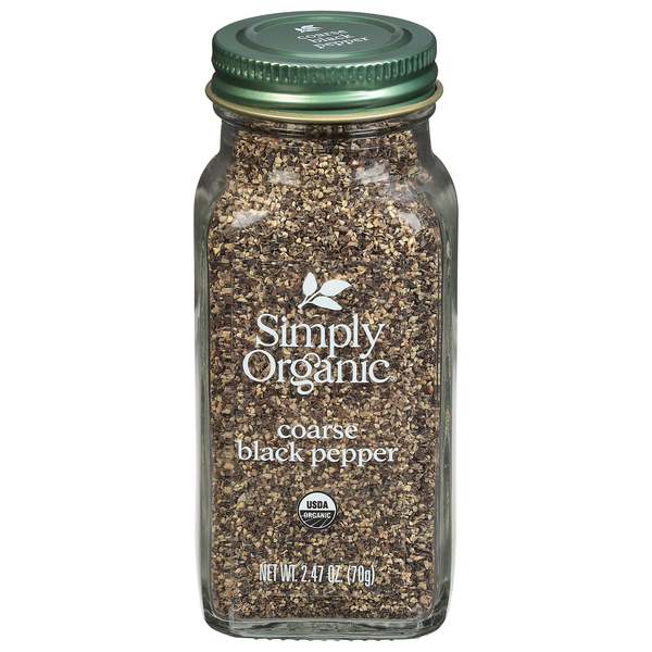Simply Organic Black Pepper, Coarse