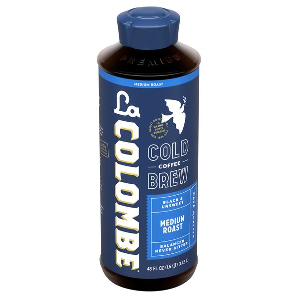La Colombe Cold Brew Medium Roast Black & Unsweet Coffee