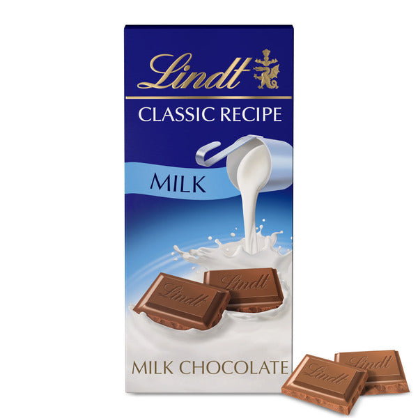 Lindt Classic Recipe Milk Chocolate Candy Bar