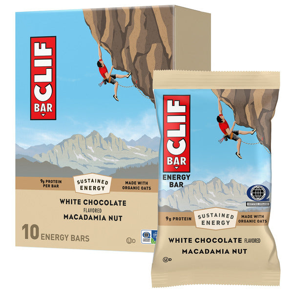 CLIF BAR Energy Protein Bars, White Chocolate Macadamia Nut, Non-Gmo 24 oz