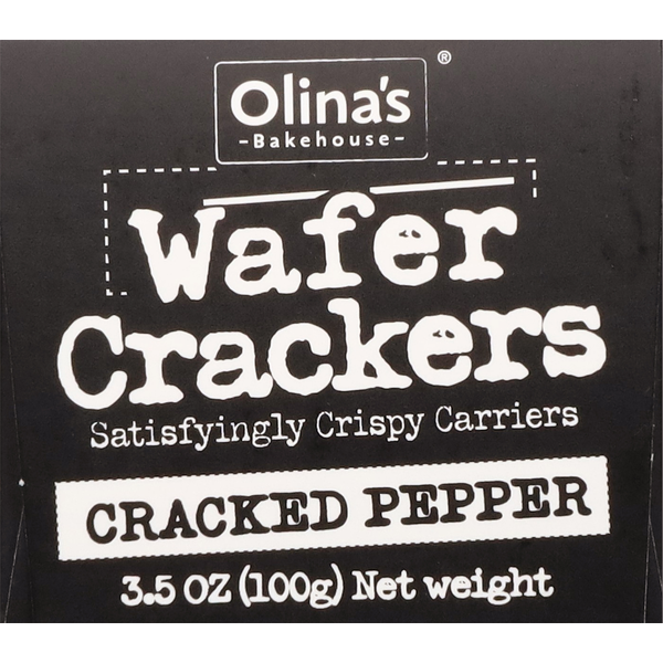 Olina's Bakehouse Wafer Cracked Pepper