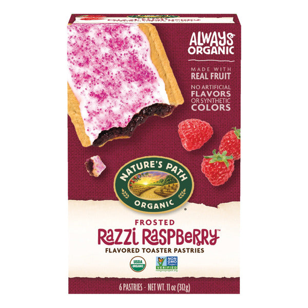 Nature's Path Frosted Razzi Raspberry Toaster Pastries