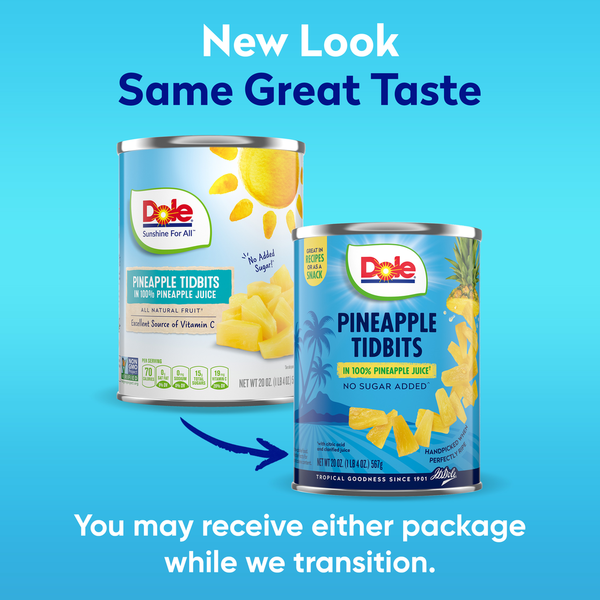 Dole Pineapple Tidbits in Pineapple Juice