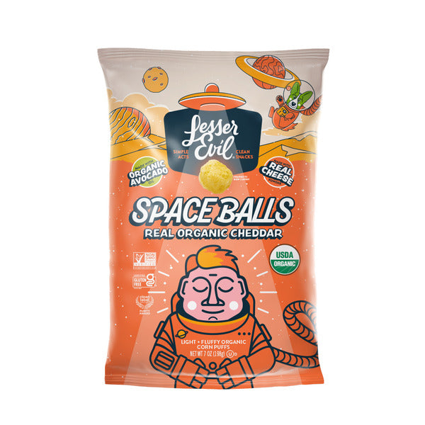 LesserEvil Space Balls, Real Cheese