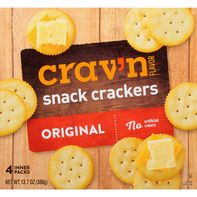 Crav'n Flavor Snack Crackers, Original, 4 Packs️