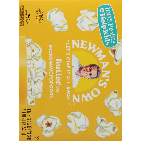 Newman's Own Microwave Popcorn, Butter