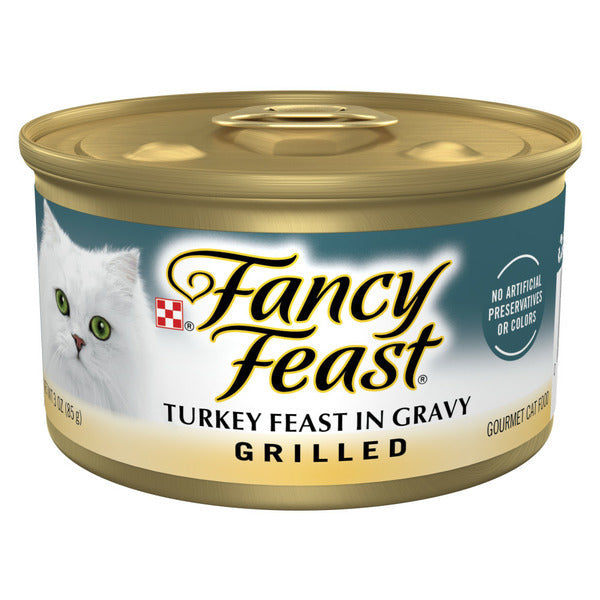 Purina Fancy Feast Grilled Turkey Feast in Gravy Wet Cat Food