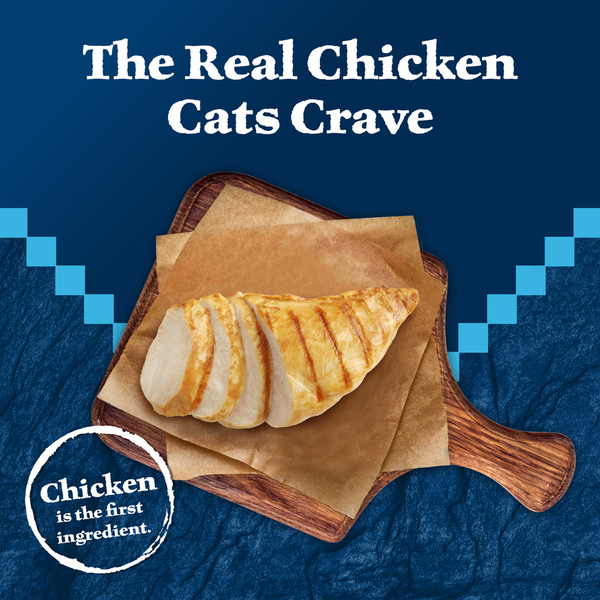 Blue Buffalo Wilderness High Protein Grain Free, Natural Kitten Pate Wet Cat Food, Chicken