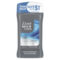 Dove Men+Care Deodorant Stick For Men Clean Comfort