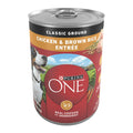 Purina ONE Classic Ground Chicken and Brown Rice Entree Adult Wet Dog Food