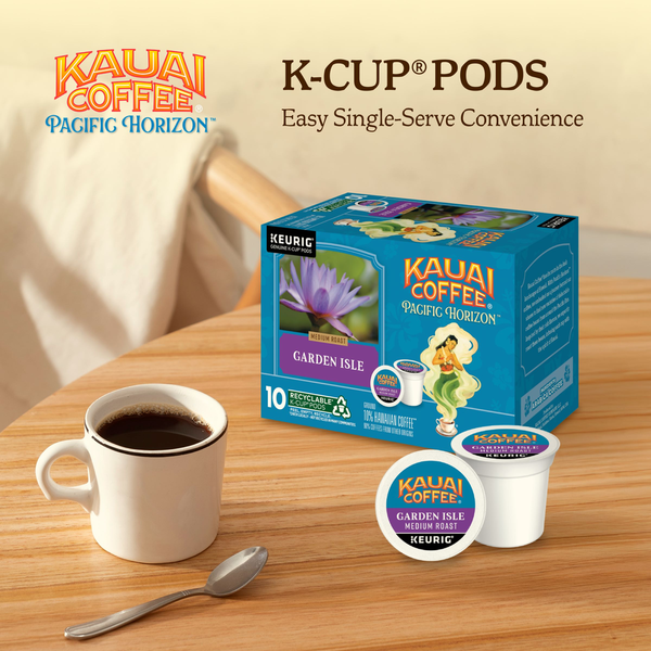 Kauai Coffee 10-Count Medium Roast Single Serve Coffee K-Cups