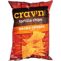 Crav'n Flavor Tortilla Chips, Nacho Cheese Flavore...
️