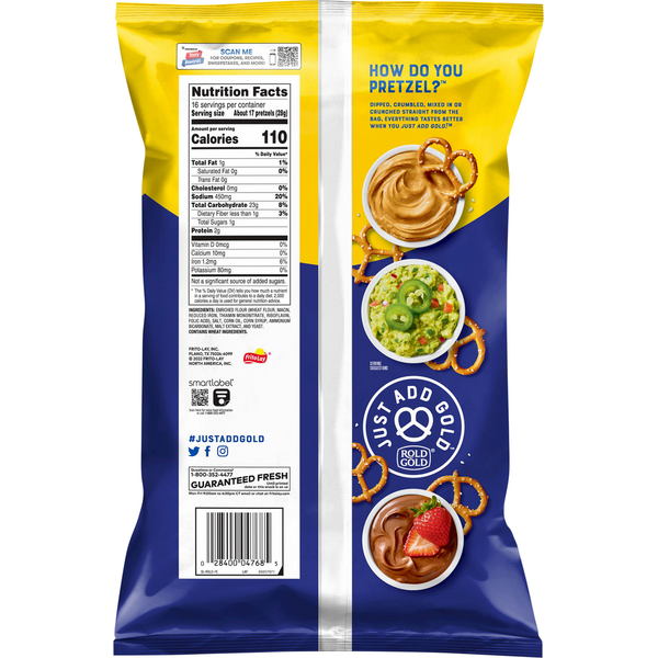 ROLD GOLD Pretzels, Tiny Twists, Original Flavored