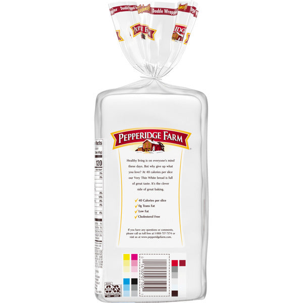 Pepperidge Farm Enriched White Thin Sliced Bread