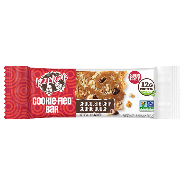 Lenny & Larry's Bar, Gluten Free, Chocolate Chip Cookie Dough