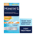 MONISTAT 1-Day Yeast Infection Treatment 1 Ovule Insert & External Itch Cream