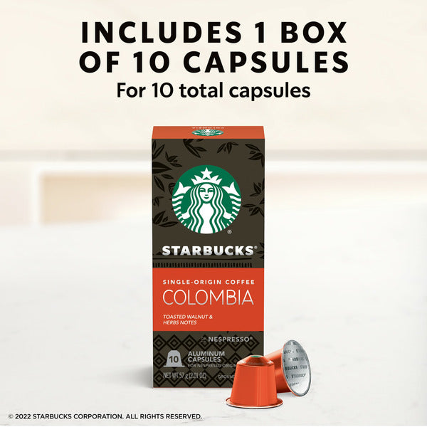 Starbucks by Nespresso Original Colombia Medium Roast  Coffee