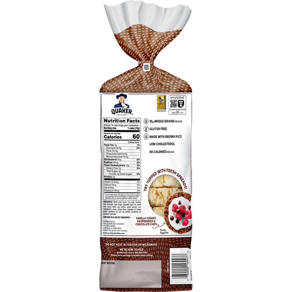 Quaker Rice Cakes, Chocolate